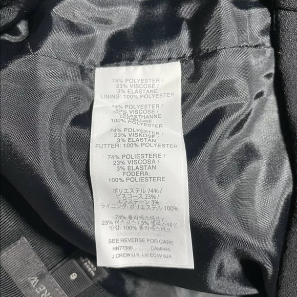 N W/O Tag JCrew A-Line Mini Skirt In Bonded Crepe B4761 Size 6 - Picture 8 of 11